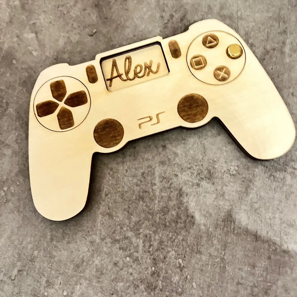 manette en bois ps4