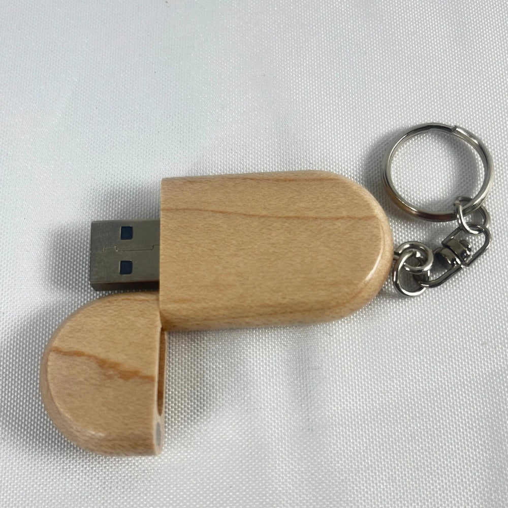 coffret en bois personnalisé clé usb Laurie Déco et lumières